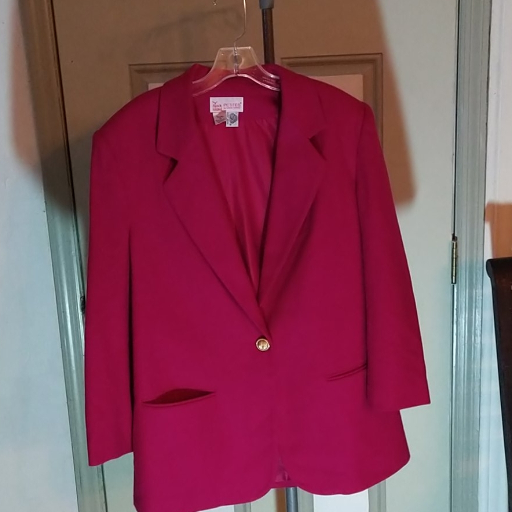 Pink wool blazer - Picture 4 of 4